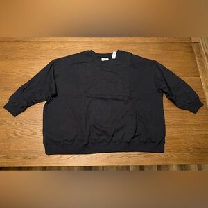 NWT Old Navy SoComfy Oversized Black Crewneck Tunic Sweater
